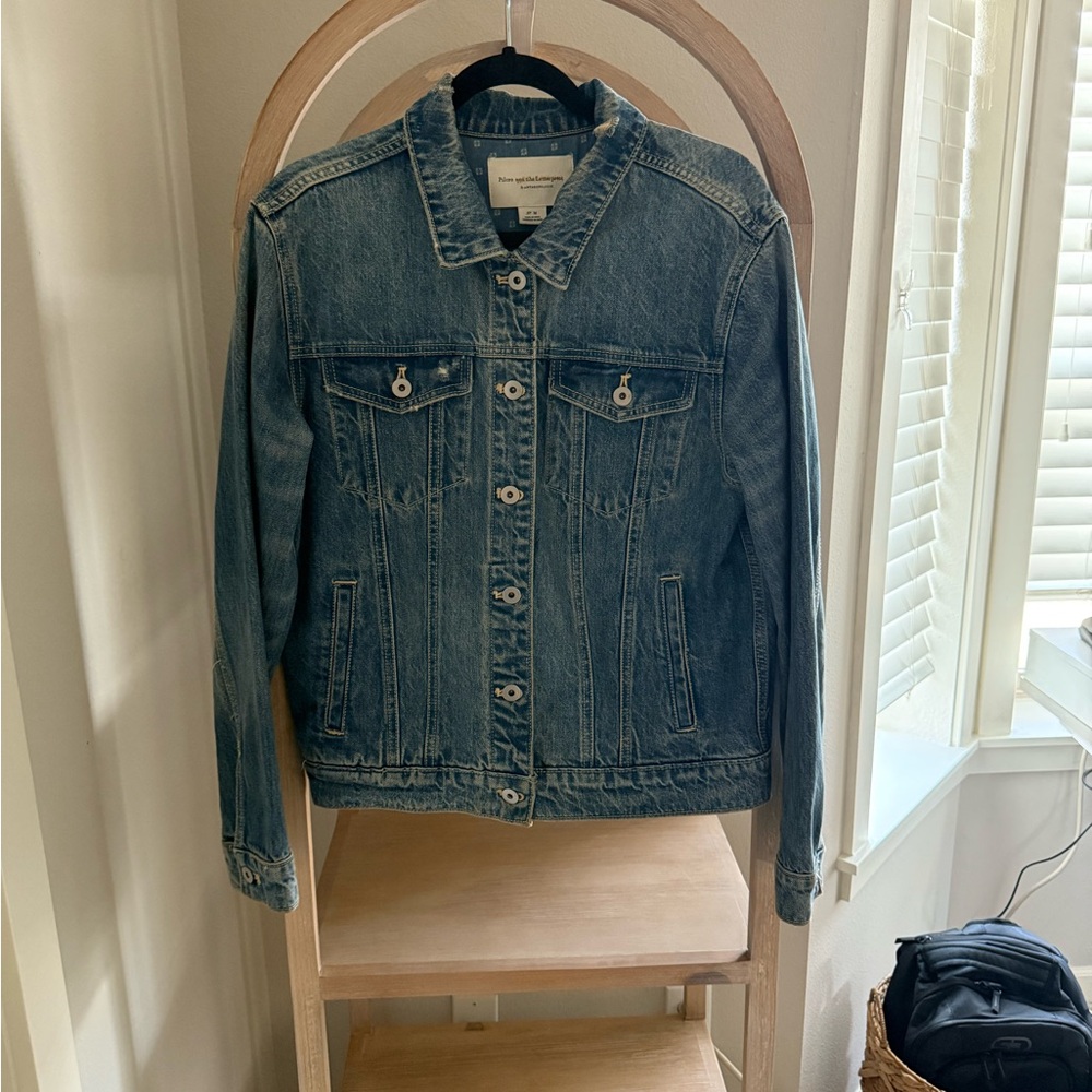 Pilcro x Anthropologie Blue Denim Jacket